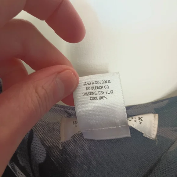 White House Black Market Y2K Babydoll Tank Top Medium Dark Floral Whimsigoth - Picture 7 of 9